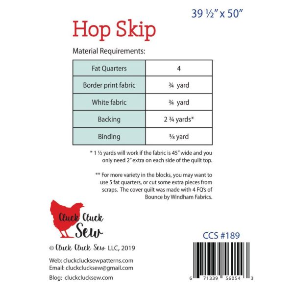 Hop Skip Mini Quilt Pattern For Cheap - Image 3