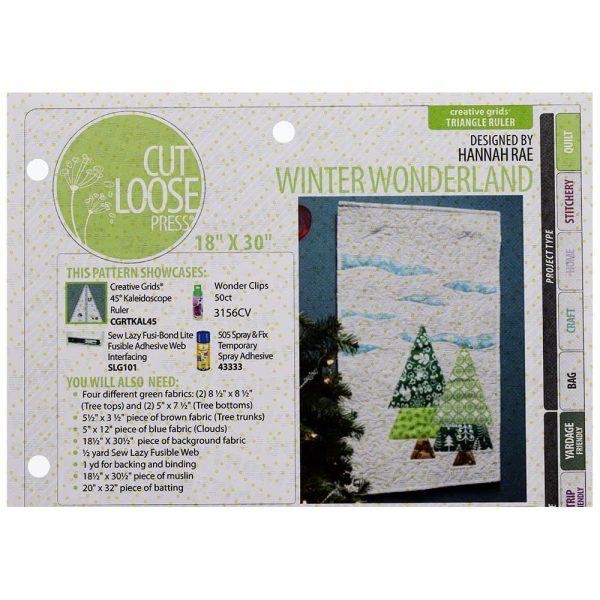Cut Loose Press, Winter Wonderland Wall Hanging Pattern Hot on Sale - Image 3