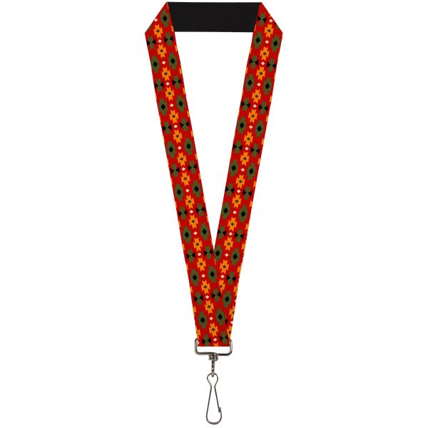 Lanyard - 1.0  - Mini Navajo Tan Rust Olive Black Sale