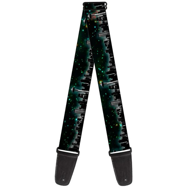 Guitar Strap - Seattle Vivid Skyline Space Dust Online Hot Sale