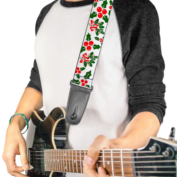 Guitar Strap - Holly & Mistletoe Hot on Sale - Image 2