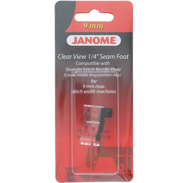 Clear View 1 4  Seam Foot, Janome #202216003 For Sale - Image 3