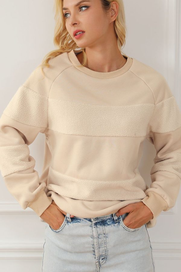 Hazel Blues® |  Round Neck Raglan Sleeve Sweatshirt Online - Image 4